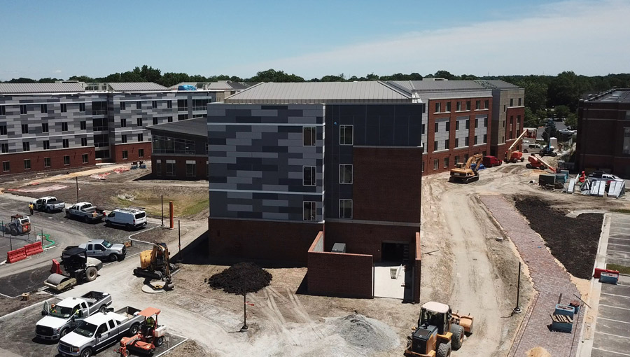 New Residential Facility Norfolk State University Norfolk Va Bissette Construction Civil Site Work Since 1971